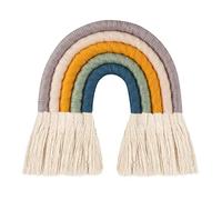 Ornamento da parete arcobaleno fatto a mano per cameretta dei bambini, decorazione da appendere alla parete per camera da letto soggiorno casa neutro vivaio decorazione