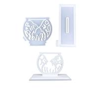 Ornamento da scrivania Stampo in silicone flessibile per paesaggi Acquari Decorazione Gesso Gioielli Forniture Silicone