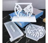 Ornamento da scrivania Stampo in silicone flessibile per paesaggi Acquari Decorazione Gesso Stampo per gioielli Forniture Facile Rilascio