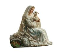 Ornamento da tavolo Festivo da tavolo 2D Camino Figurina della Beata Maria