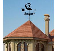 Ornamento d'arte in ferro retrò vintage con banderuola in metallo per la