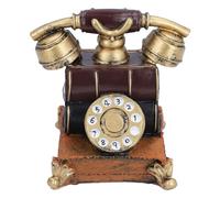 Ornamento Decorativo Per Telefono 15,5 X 13,5 X 12,5 cm Modello Di Telefono Antico Banca Vaso Per Risparmiare Denaro Statuetta Di Telefono Per La Casa