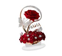 Ornamento dei fiori di rosa 2d segno piatto da collezione per la mensile per