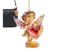 Ornamento Del Bambino Angelo, Ornamenti 'Albero d'Angelo | Decorazione Acrilico Del Bambino Angelo Di Natale,Ciondolo Di San , Per Specchietti, Ciondolo Per Zaino Per La Casa