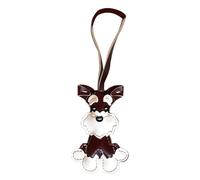 Ornamento del cane Schnauzer, ciondolo portachiavi Schnauzer Centro per
