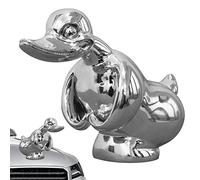 Ornamento Del Cappuccio Dell'anatra Arrabbiata, Angry Duck Hood Ornament, Ornamento del Cappuccio Dell'anatra Divertente in Lega 3D, per Decorazioni Auto e Decorazione Della Stanza