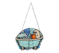 Ornamento Del Fantasma Che Legge | Decorazioni In Pannello 2D Colorato A Tema Fantasma Che Legge | Decorazione Versatile Per Interni Ed Esterni,Per Soggiorno E Casa Di Campagna