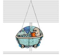 Ornamento Del Fantasma Che Legge,Decorazioni In Pannello 2D Colorato A Tema Fantasma Che Legge | Decorazione Versatile Per Interni Ed Esterni | Per Soggiorno E Casa Di Campagna