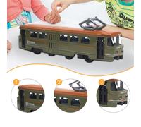Ornamento del modello di tram classico 1/90 con 2 decorazioni decorazioni con