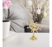 Ornamento del timone in ottone stile vintage Decorazioni mediterranee per la