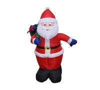 Ornamento di Babbo Natale illuminato a LED gonfiabile, modello gigante illuminato, giocattolo decorativo dei cartoni animati