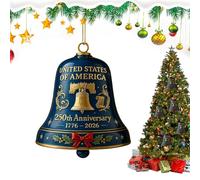 Ornamento Di Campana Commemorativo - 250a Decorazione Acrilica Ispirata Alla Libertà, Figura Di Campana Appesa 'anniversario Patriottico, Simbolo Di Ricordo Storico Unico Per Celebrazione