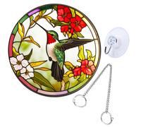 Ornamento di colibrì in acrilico Decorazione da appendere alla finestra del