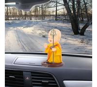 Ornamento di figurine del di di solare che scuote la testa