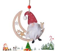 Ornamento di GNOME di Natale,Ornamenti natalizi di GNOME - Artigianato di arazzi nani in legno | Ciondolo di Natale sotto l'albero, ornamento decorativo per la famiglia, le sorelle e gli amici