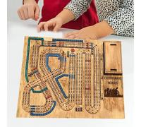 Ornamento di legno Divertente tradizionale gioco da tavolo di cribbage in