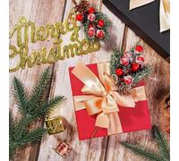 Ornamento di Natale Rami di Natale Artificiali Rami di Natale Artigianato fai da te Faux Per Natale Indoor Outdoor Home Decor 10pcs Combinazione Pacchetto Case Decorazioni Desktop