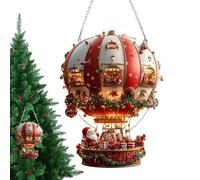 Ornamento Di Natale - Soluzione Pre -perforata Ornamento Acrilico 2D, Ornamenti Per Albero Di Natale, Decorazioni Per L'arte Della Parete Con Catena | Decorazione Di Cattura Della Luce Del Sole Per Gi