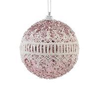 Ornamento di palla di Natale - 8 cm Piccole glitter a prova di franco | Decorazioni per feste di Natale Hangoble per le celebrazioni della fattoria del dormitorio del dormitorio per la casa di c