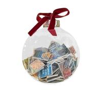 Ornamento Di Palla Di Natale - Ornamenti Appesi In Trasparente | Palline Piene Di Novità Con Decorative, Decorazioni Per Le Vacanze Per Il Display A Parete Installazione Del Cortile Per