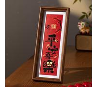 Ornamento di pittura calligrafica cinese Decorazione Feng Shui per la camera