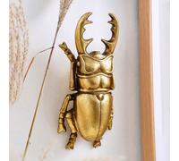 Ornamento di statuina di scarabeo, statuette animali rustici per libreria,