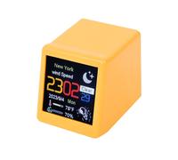 Ornamento Digitale Mini TV Gioco Decorazione Smart Meteo Orologio Animazione Car