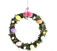 Ornamento estetico da appendere progettato per essere facilmente esposto su porte o pareti questa Pasqua (rosso)