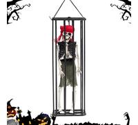Ornamento fantasma del prigioniero di Halloween, fantasma della gabbia del prigioniero di Halloween, il ciondolo fantasma spaventoso della gabbia del prigioniero - Gag Joke Prank Props