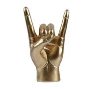 Ornamento gesto di roccia - statua classica rock and roll manuale, scultura gesto di | Arte moderna ti amo segno manuale, scultura a mano decorativa per casa, famiglie, amici e a