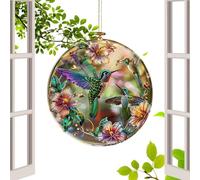 Ornamento in acrilico a forma di colibrì, per la festa della mamma, esprime gratitudine per interni ed esterni, arte piatta per gli amanti degli uccelli, per cucina, balcone