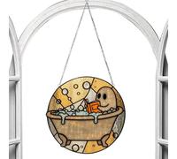 Ornamento In Acrilico Con Fantasma Che Legge - Ornamento Murale 2D Con Fantasma Che Legge Libro - Decorazione Pendente Raffinata E Versatile Per La Casa - Per Soggiorno E Casa Di Campagna