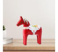 Ornamento in legno a forma di cavallo Dala tradizionale per la decorazione
