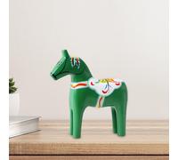Ornamento in legno a forma di cavallo Dala tradizionale per la decorazione