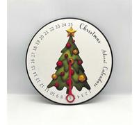 Ornamento In Legno Per Il Conto Alla Rovescia Di Natale, Decorazione Per L'Atmosfera Natalizia, Etichetta Per La Decorazione Della Casa