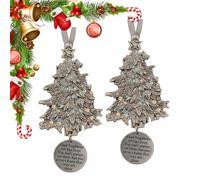 Ornamento In Metallo "Buoni Vicini", Ornamenti Per L'albero Di Natale Con Iscrizione Di Benedizione, Ornamenti Di Amicizia, Amore Per Amici, Familiari, Vicini E Pochi(2pcs)