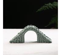 Ornamento in pietra per bonsai, paesaggistica, acquari, giardini rocciosi, terrari e progetti cinesi di decorazione per interni ed esterni (piccolo)