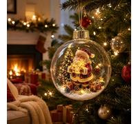 Ornamento luminoso di Natale con LED per storie/palla natalizia