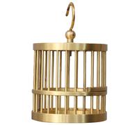 Ornamento Modellante in Gabbia Uccelli Cage Per Decorativi Arredamento Ottone