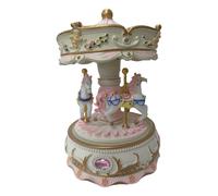 Ornamento Musicale A Carica Manuale Con Rotante A Forma Di Cavallo