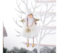 Ornamento natalizio a forma di angelo per la casa, decorazione per feste | Stile angelo rosa, consistenza delicata, adatto per la camera dei bambini, per aumentare l'atmosfera delle feste