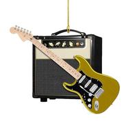 Ornamento natalizio a forma di chitarra, in acrilico, , per gli amanti della musica