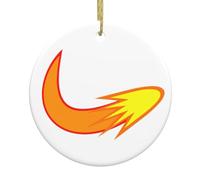 Ornamento natalizio a forma di cometa, da appendere, perfetto per le vacanze e come regalo