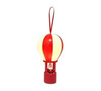 Ornamento natalizio a forma di mongolfiera - versatile luce LED alimentata | Decorazione natalizia da appendere, ornamento natalizio illuminato con on/off, per casa, feste, inverno
