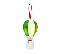 Ornamento natalizio a forma di mongolfiera - versatile luce LED alimentata | Decorazione natalizia da appendere, ornamento natalizio illuminato con on/off, per casa, feste, inverno