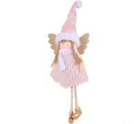 Ornamento natalizio da appendere a forma di ragazza, 21 cm, per ghirlanda | Ideale per ghirlande di alberi, accenti domestici, per decorazioni versatili per feste, caldo, scelta familiare