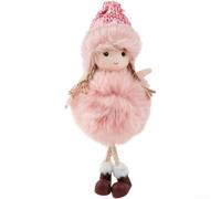 Ornamento natalizio da appendere all'albero con design creativo con ragazza angelica, adatto per esporre le vacanze (2)