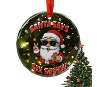 Ornamento natalizio, decorazioni per esterni, per le vacanze per la famiglia, statuetta di Babbo Natale per un elegante accento festivo, compatto ma accattivante, riutilizzabile anno dopo