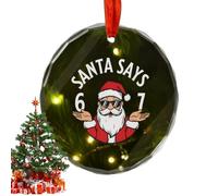 Ornamento natalizio, decorazioni per esterni, per le vacanze per la famiglia, statuetta di Babbo Natale per un elegante accento festivo, compatto ma accattivante, riutilizzabile anno dopo