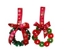 Ornamento natalizio per ghirlande di Natale, illuminano le tue decorazioni natalizie, riempiono ogni angolo di risate e benedizioni e rendono la tua festa più memorabile meravigliosa (verde, 12 x 7 x